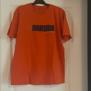 Nautica Men's Bold Orange Tee